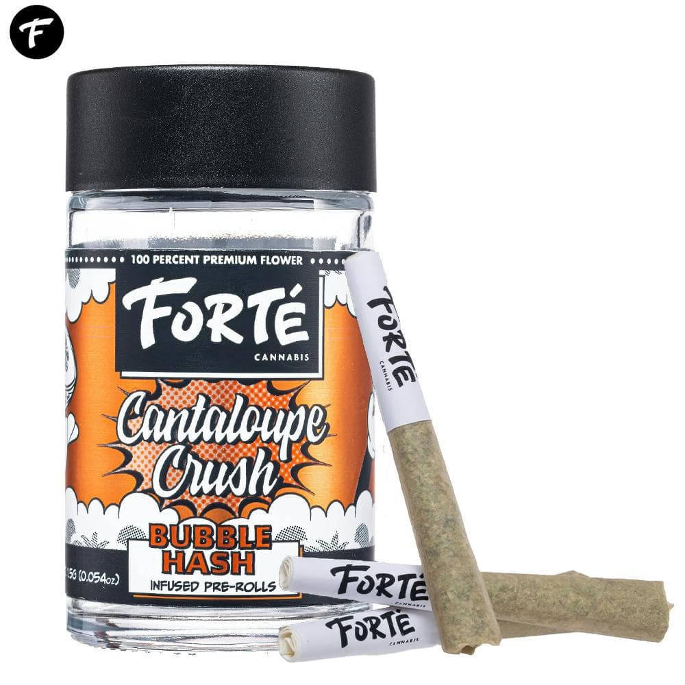 Cantaloupe Crush Bubble Hash Infused Pre Rolls (3 Pack)