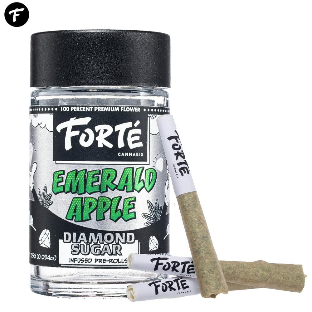 Emerald Apple Diamond Sugar Infused Pre-Rolls [5pk]