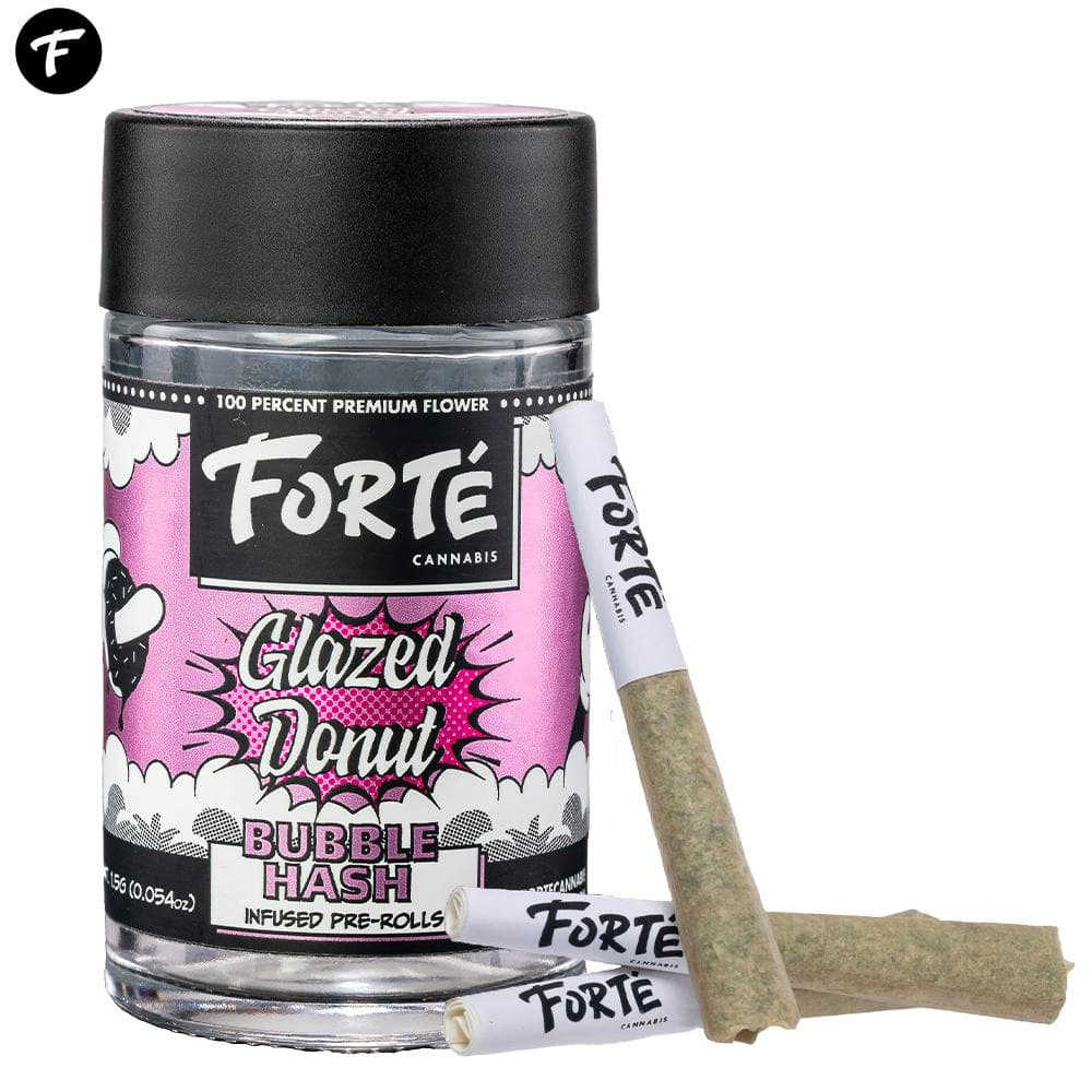 Glazed Donut Bubble Hash Infused Pre-Rolls (3 Pack)