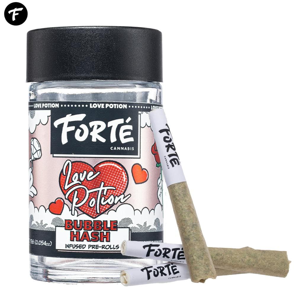 Love Potion Bubble Hash Infused Pre-rolls (3 Pack)