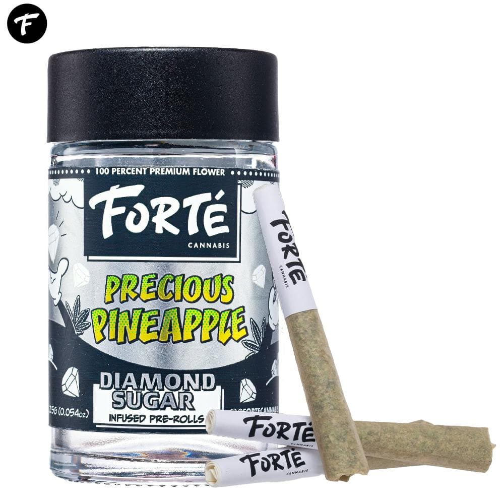 Precious Pineapple Diamond Sugar Infused Pre-Rolls [5pk]