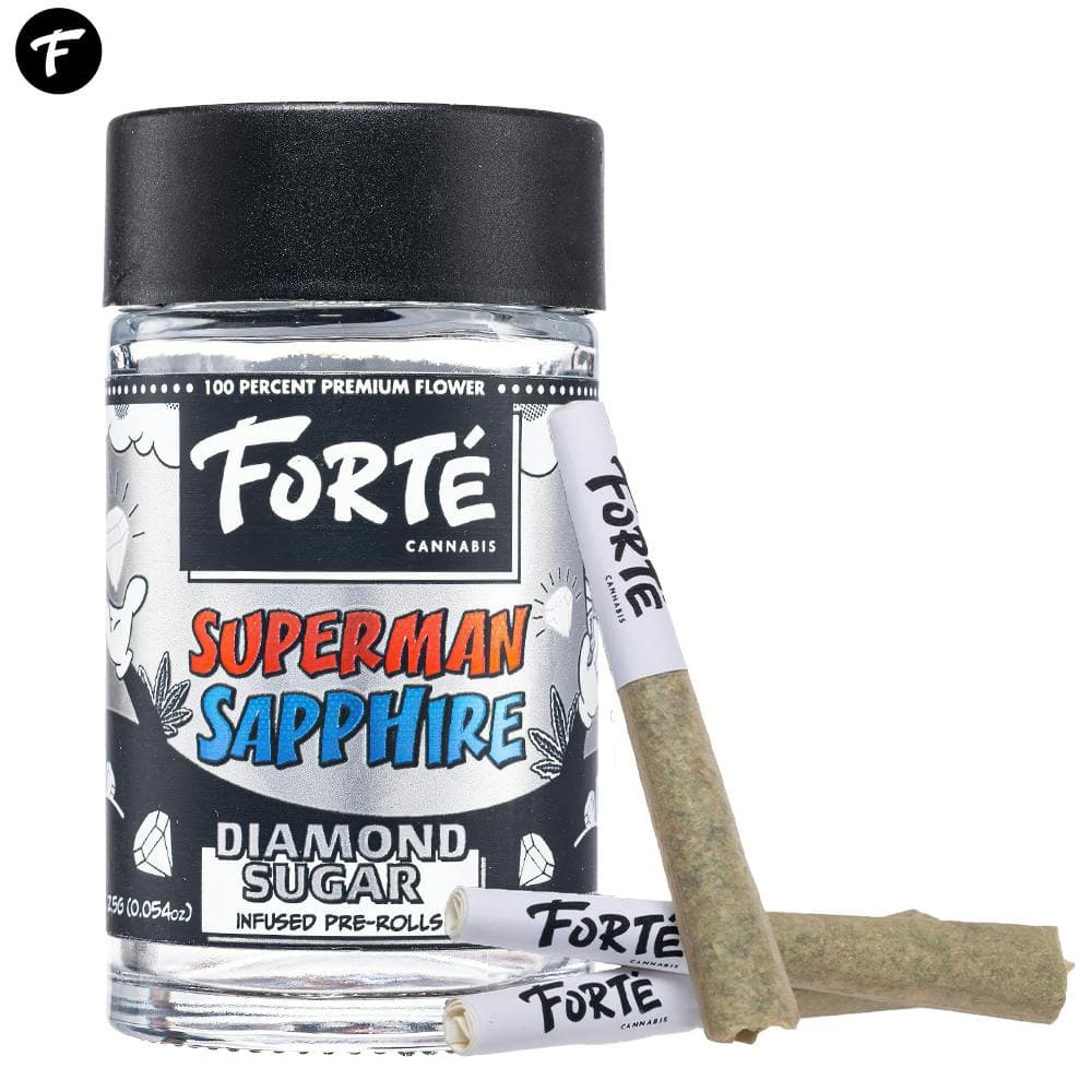 Superman Sapphire Diamond Sugar Infused Pre-Rolls [5pk]