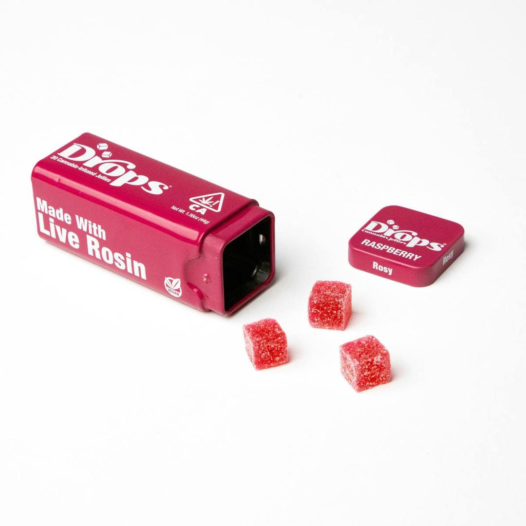 Drops – Raspberry 20 Piece (1:2 CBD:THC)