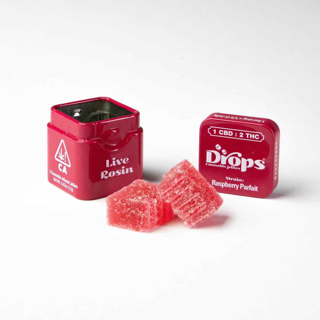 Drops – Raspberry 2-Piece (1:2 CBD:THC)