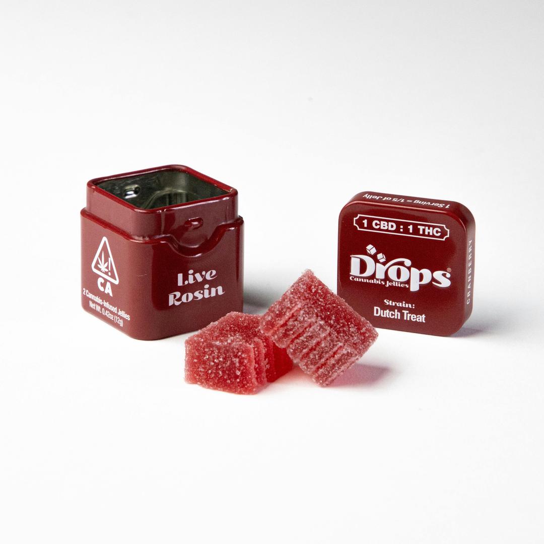 Drops – Cranberry 2-Piece (1:1 CBD:THC)