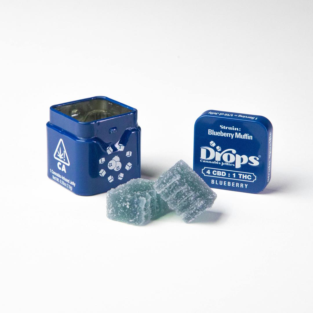 Drops – Blueberry 2-Piece (4:1 CBD:THC)