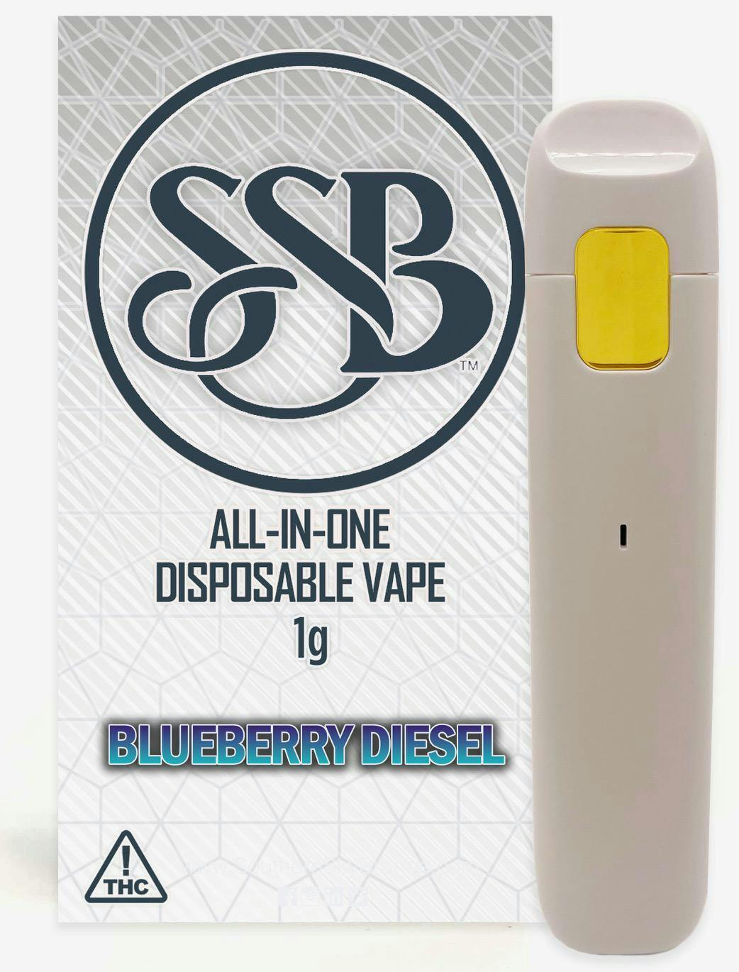 Blueberry Diesel Disposable Vape - 1g