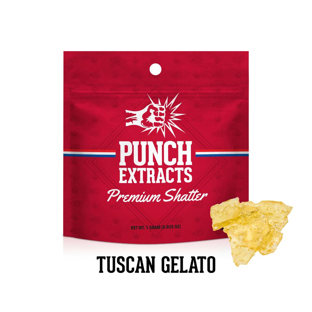 Punch - BHO Shatter - Tuscan Gelato (1g)