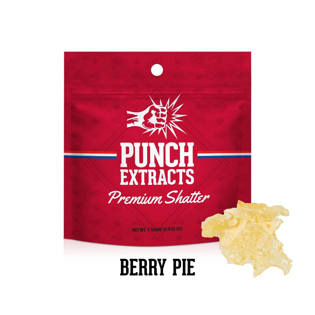 Punch - BHO Shatter - Berry Pie (1g)