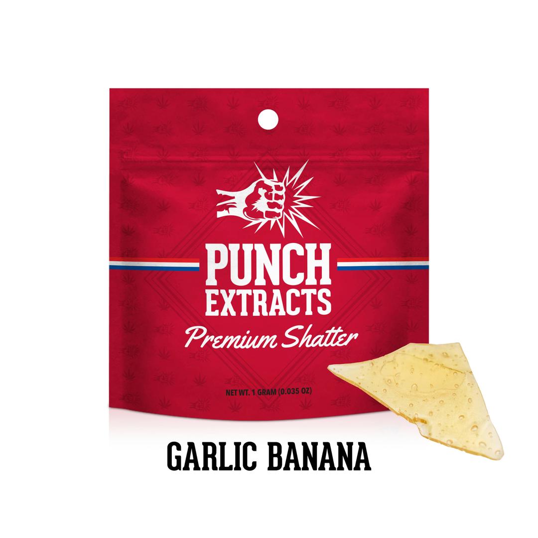 Punch - BHO Shatter - Garlic Bananas (1g)
