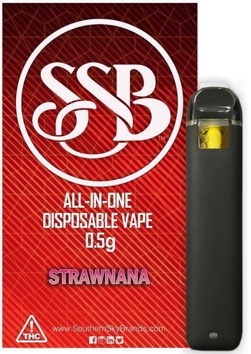 Strawnana Disposable THC Vape - 0.5g