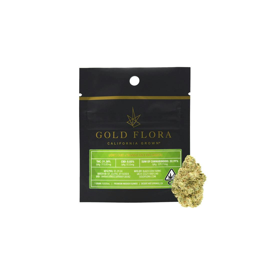 Lion's Cake x Triangle Faceoff 1g Flower