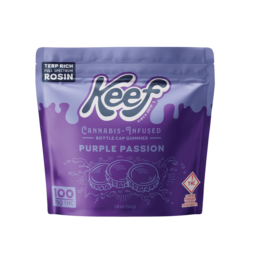 Keef Bottle Cap Gummies Purple Passion