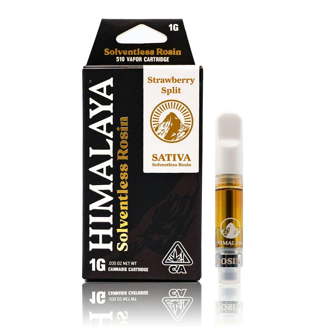 Strawberry Split (Solventless Rosin) Cartridge - 1G