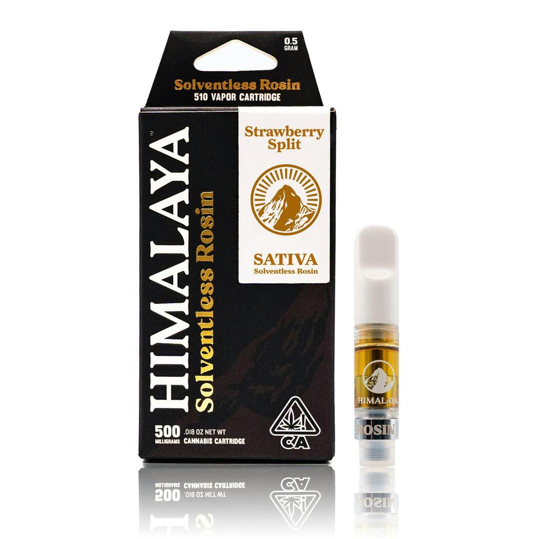Strawberry Split (Solventless Rosin) Cartridge - .5G