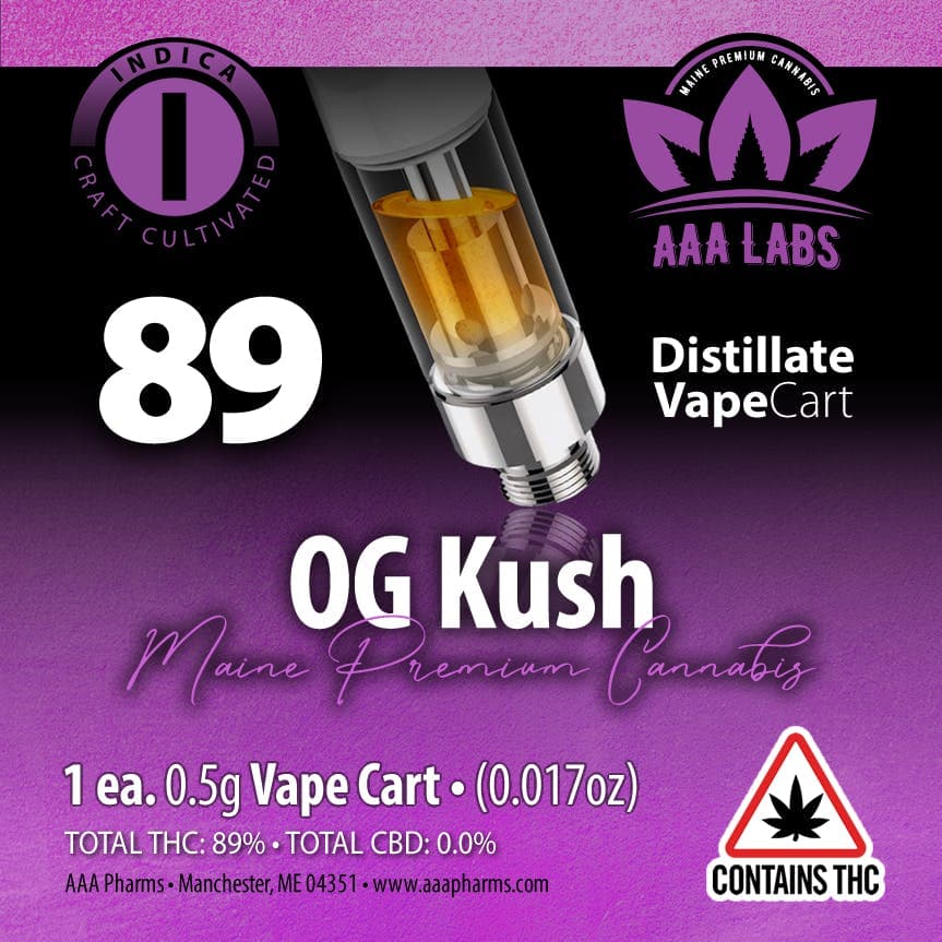 OG Kush - Distillate Vape Cart