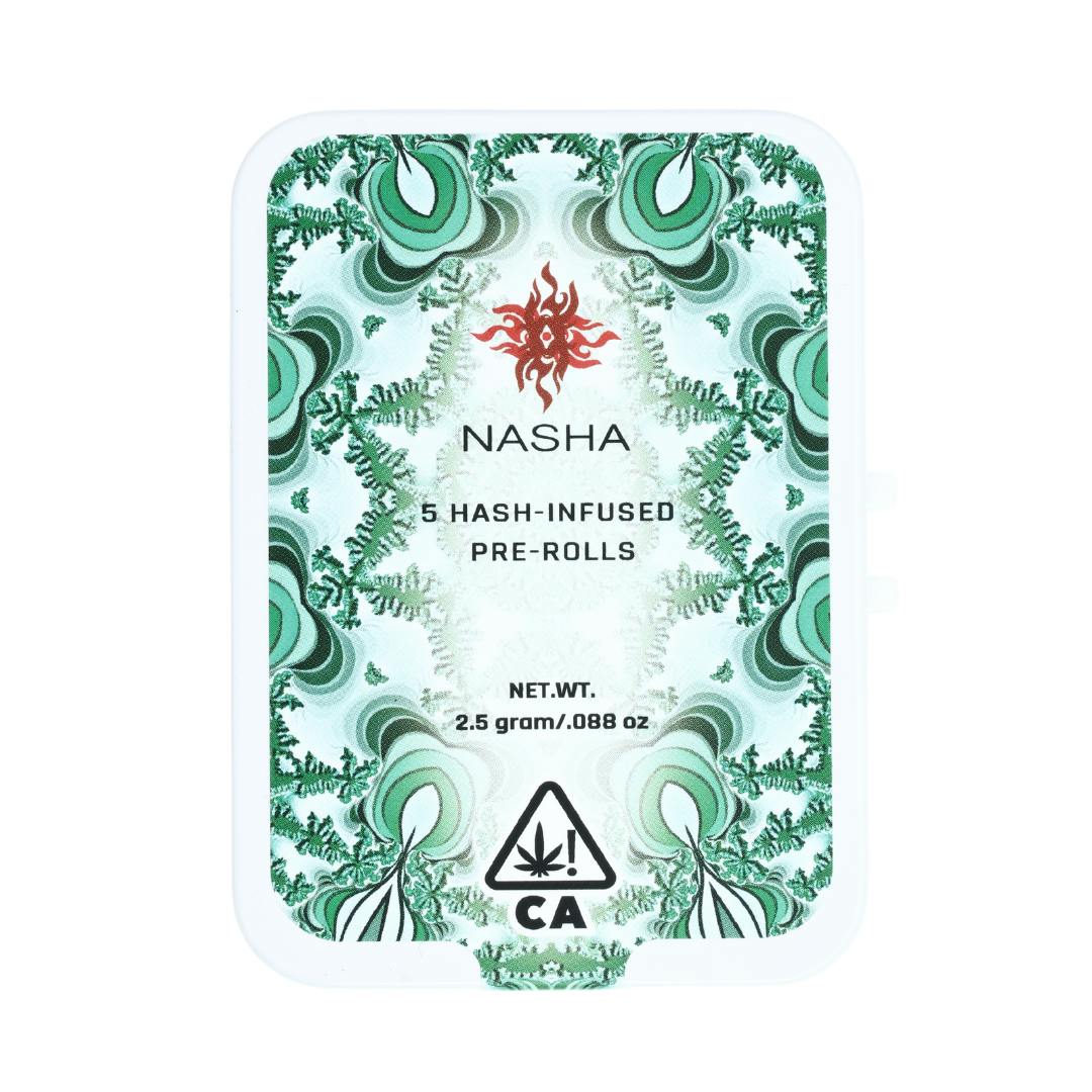 Hash Infused PreRolls - 5 pack - Papaya Punch x Banana OG