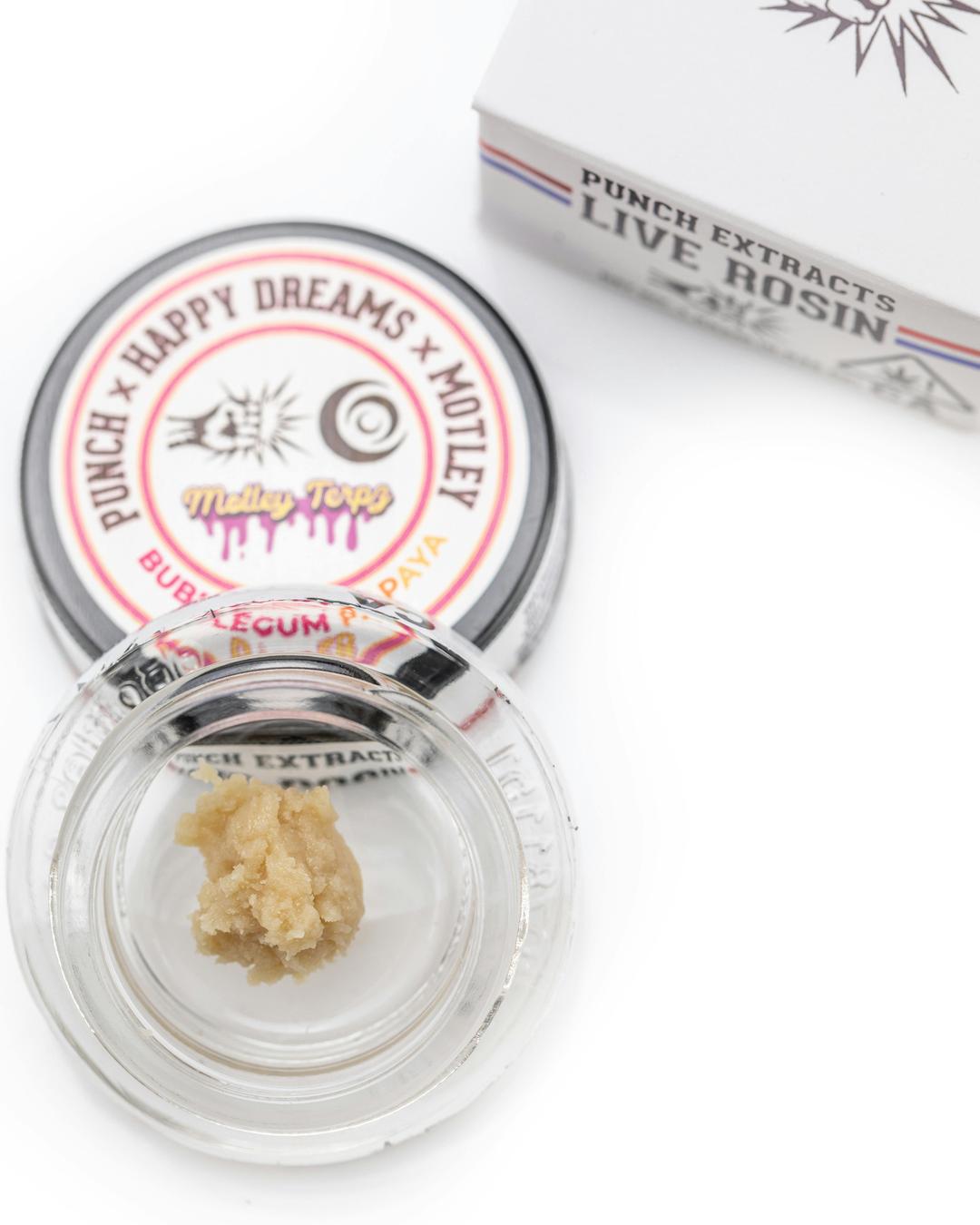 Punch - Live Rosin - Bubblegum Papaya - Badder (1g) - Tier 4