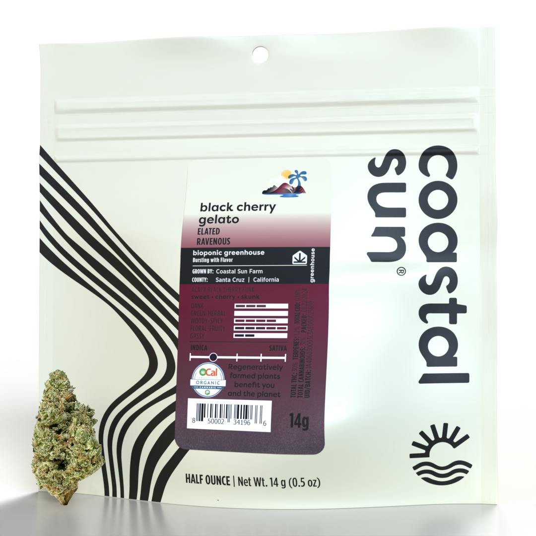 Black Cherry Gelato Greenhouse Flower 14g