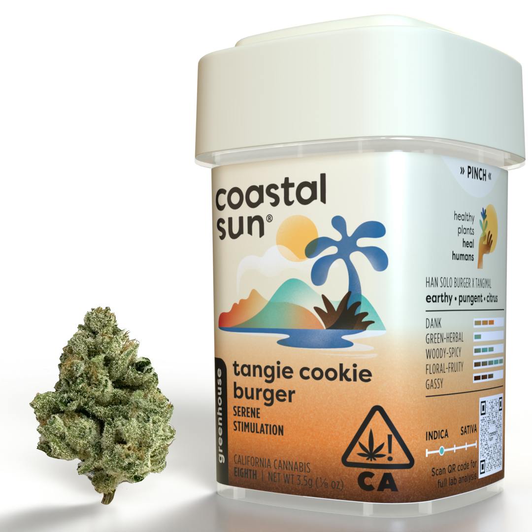 Tangie Cookie Burger Greenhouse Flower 3.5g