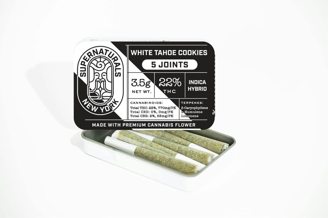 White Tahoe Cookies, 5pk 3.5g