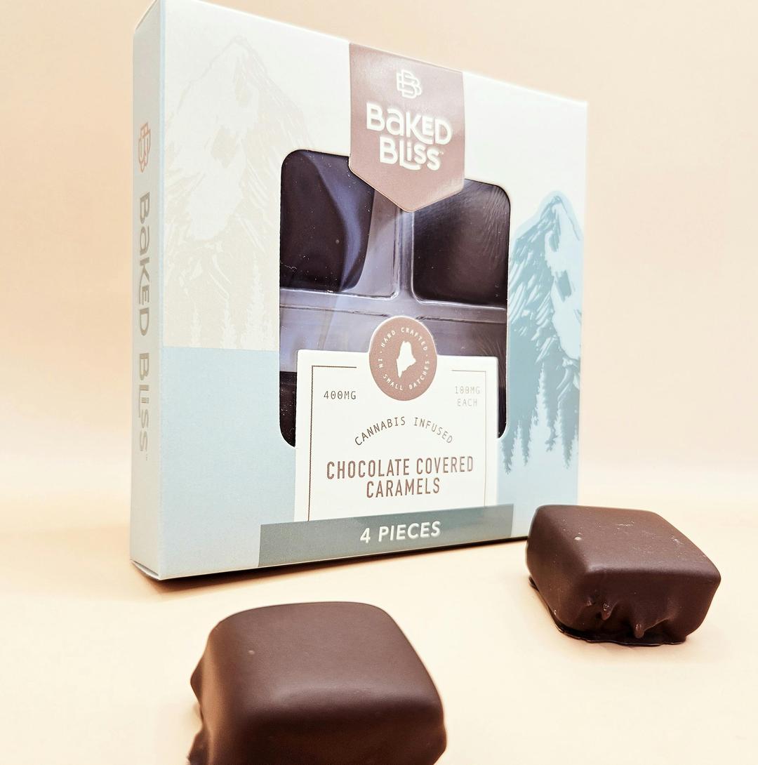 Baked Bliss 400mg Chocolate Covered Caramels