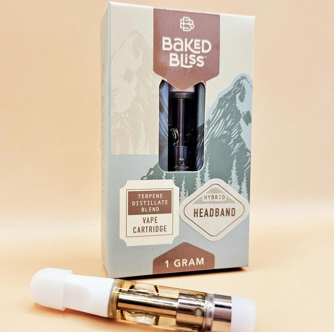 Baked Bliss 1g Headband Distillate Cartridge