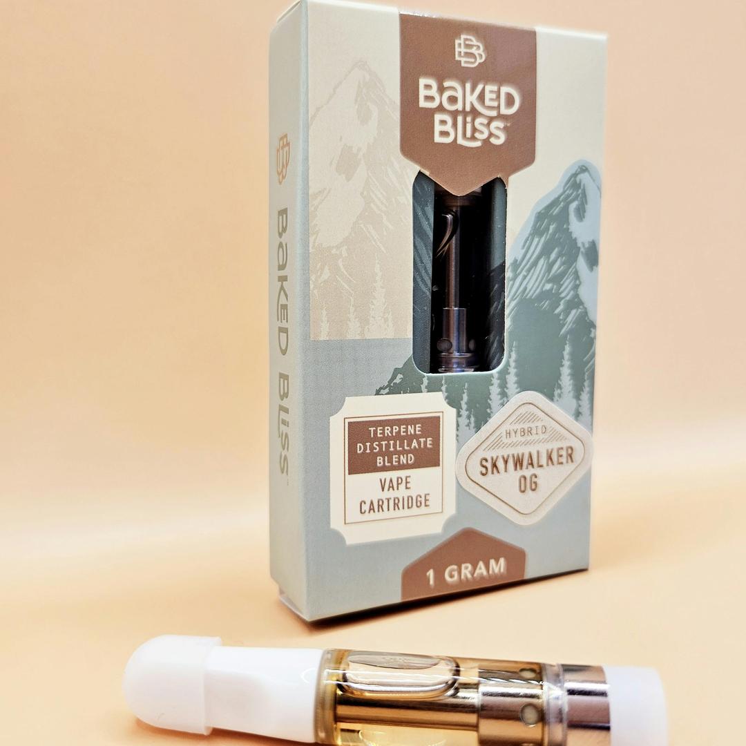 Baked Bliss 1g Skywalker OG Distillate Cartridge