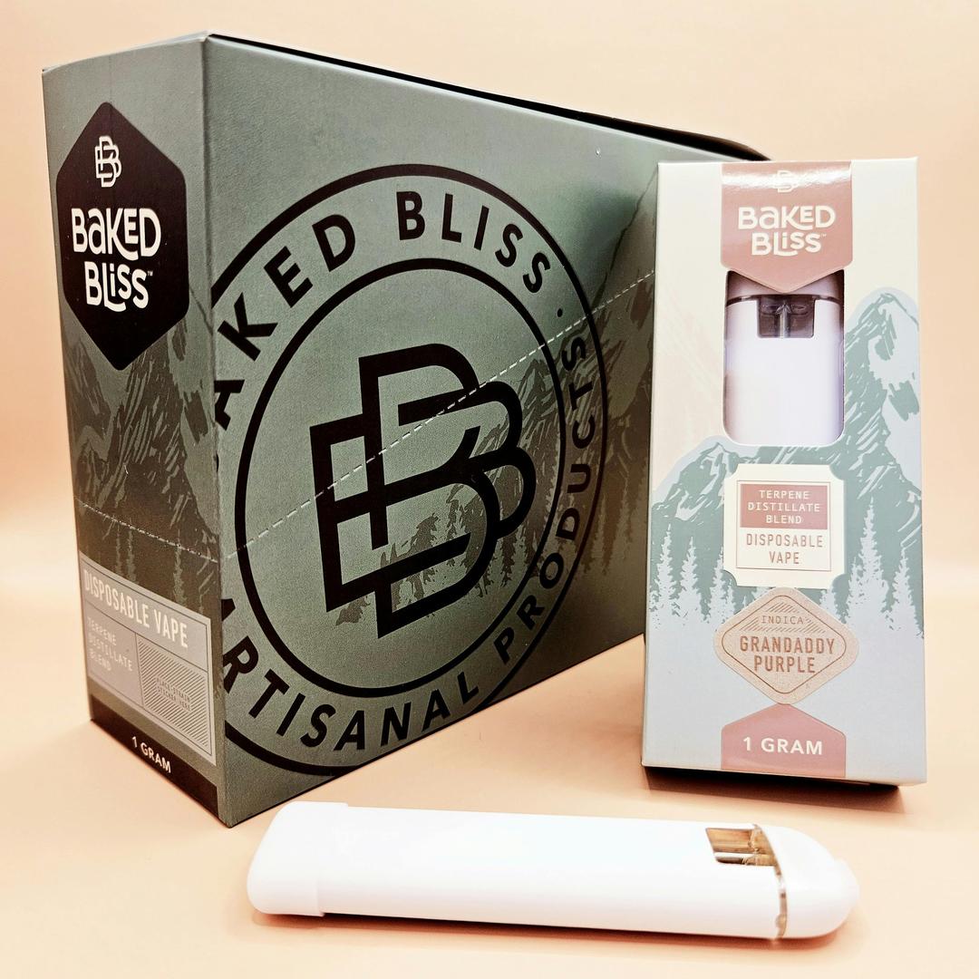 Baked Bliss Granddaddy Purple 1g Disposable