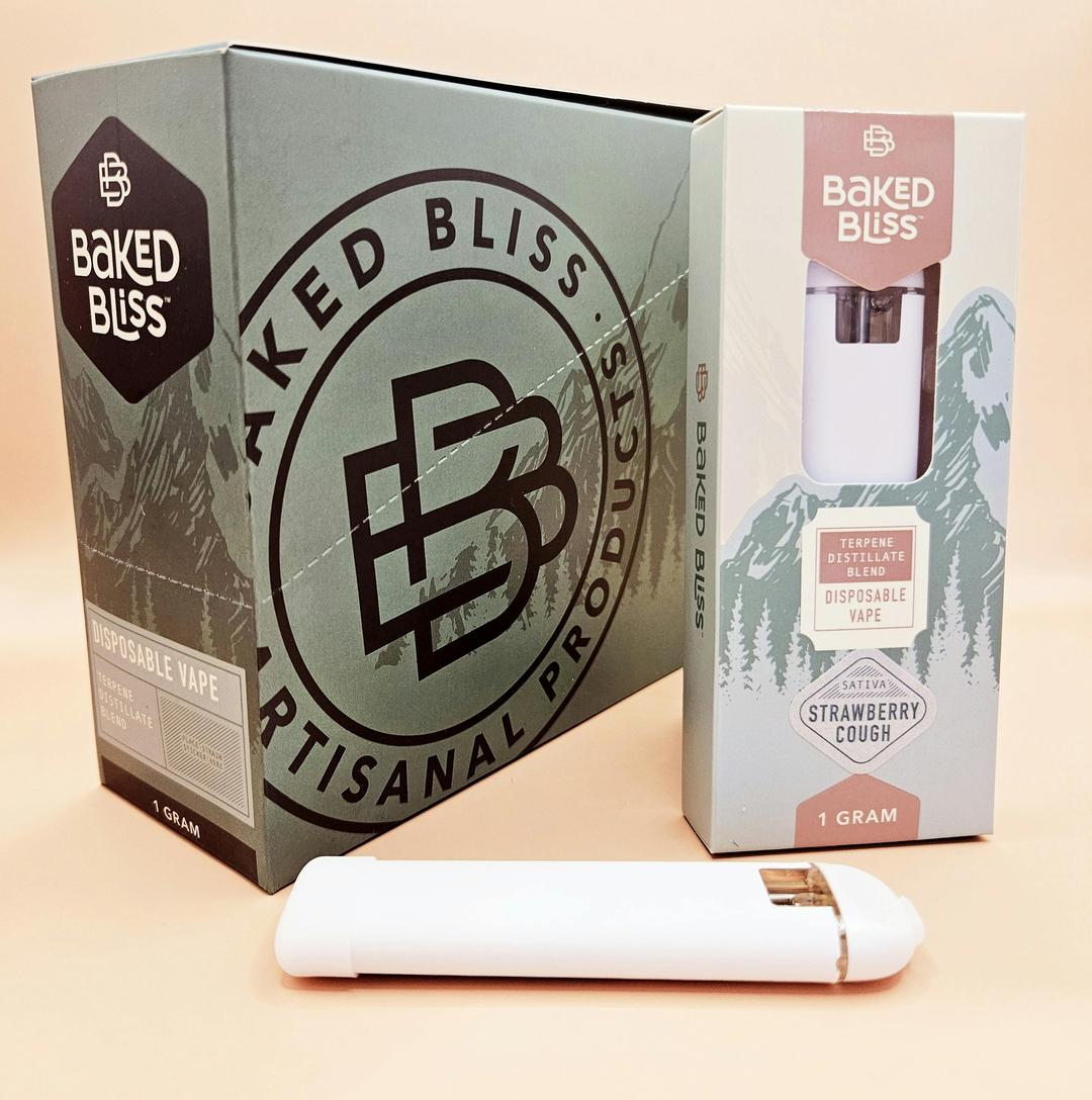 Baked Bliss Strawberry Cough 1g Disposable