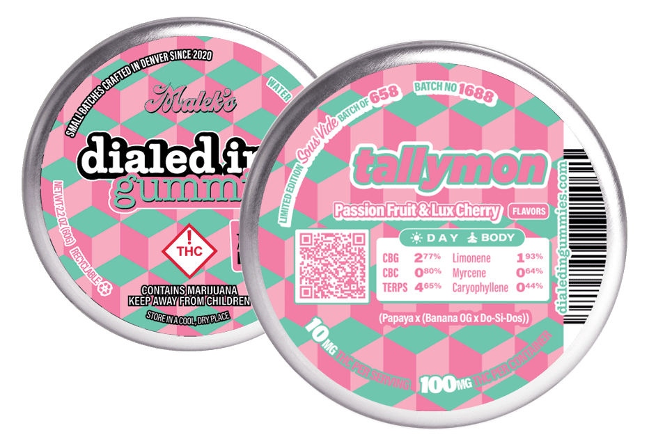 Tallymon (Malek's Premium Cannabis) Gummies | 73.56%