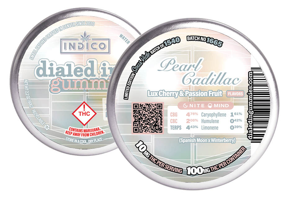 Pearl Cadillac (Indico) Gummies | 66.42%