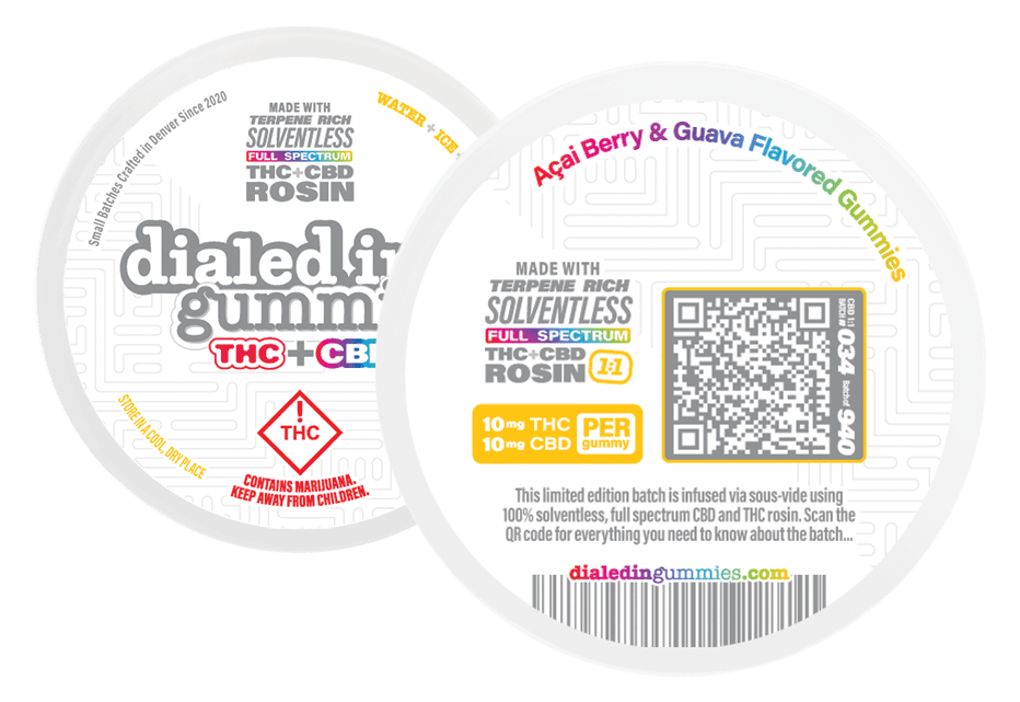 CBD 1:1 Batch #034 Gummies | 200mg