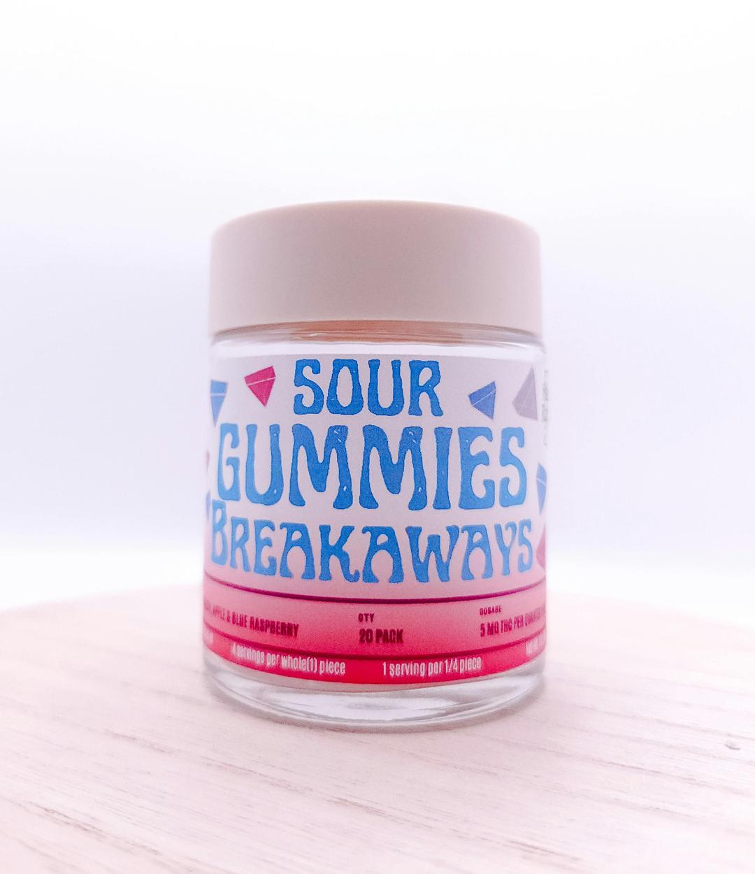 Breakaway Sour Gummies 100mg