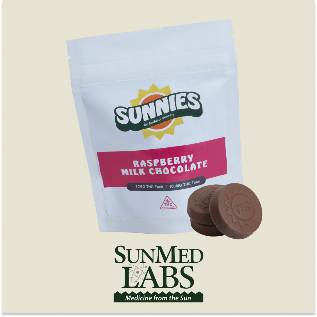 Raspberry Milk Chocolate Edible 100mg