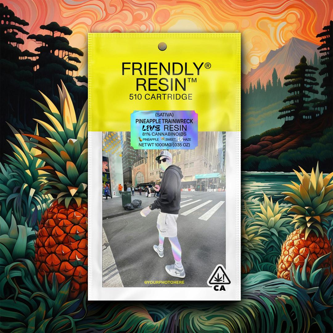 Pineapple Trainwreck | Sativa | 1g Live Resin Cartridge