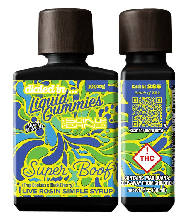 Super Boof | Rec Liquid Gummies | 1 bottle, 10 doses | 100mg THC