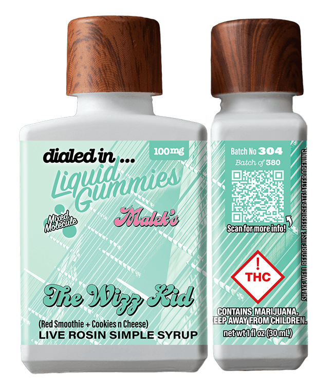 The Wizz Kid | Rec Liquid Gummies | 1 bottle, 10 doses | 100mg THC