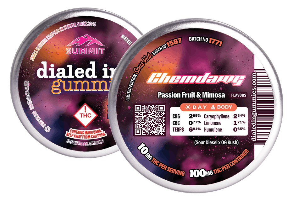 Chemdawg | Gummies | 10 pieces per tin | 100mg THC