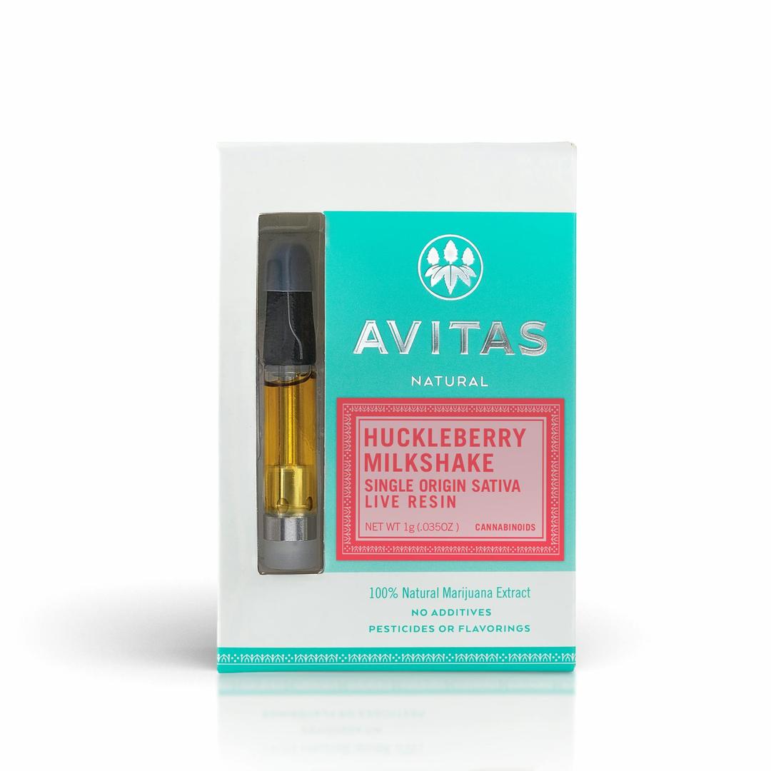 Huckleberry Milkshake Live Resin Cartridge 1g