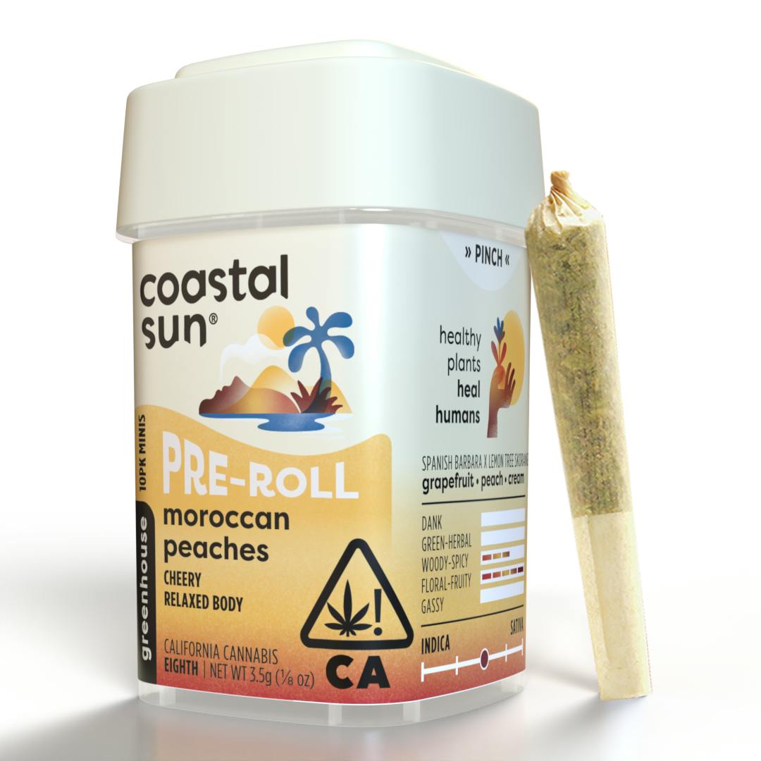 Moroccan Peaches Greenhouse 0.35g Pre-Roll 10pk 3.5g