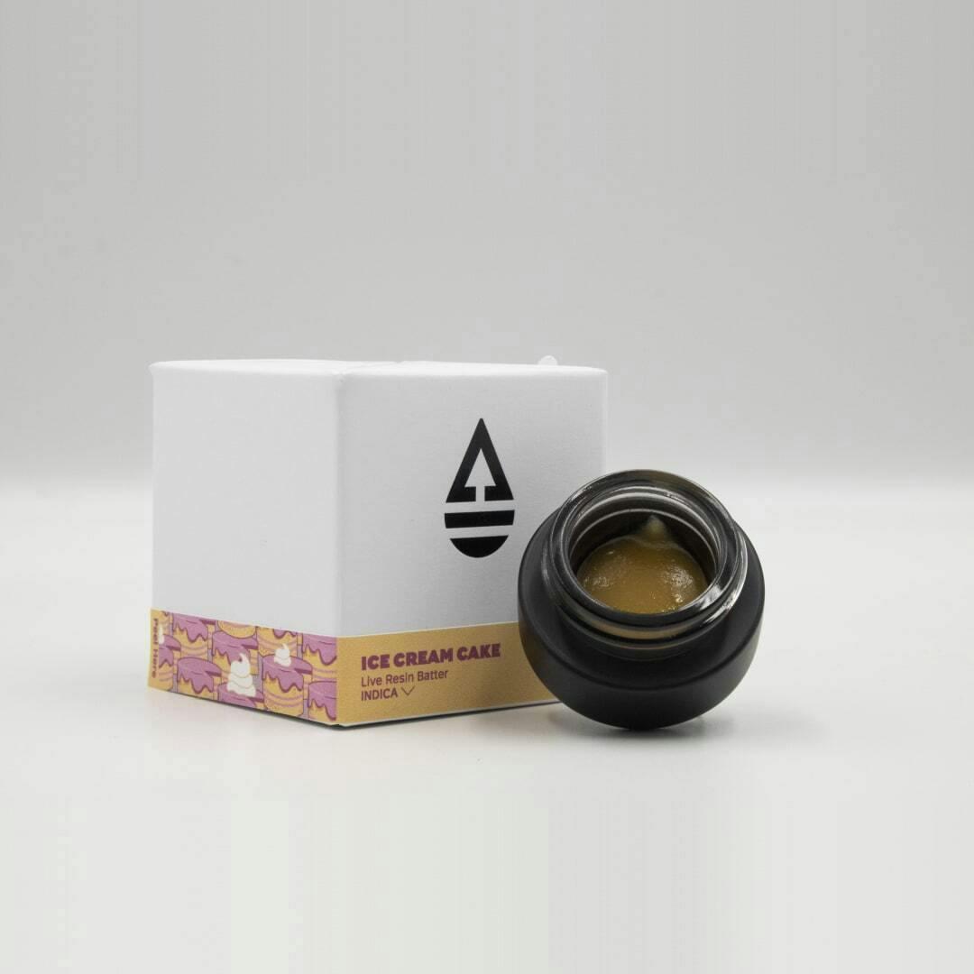 Ice Cream Cake | Live Resin Batter 1g | Indica