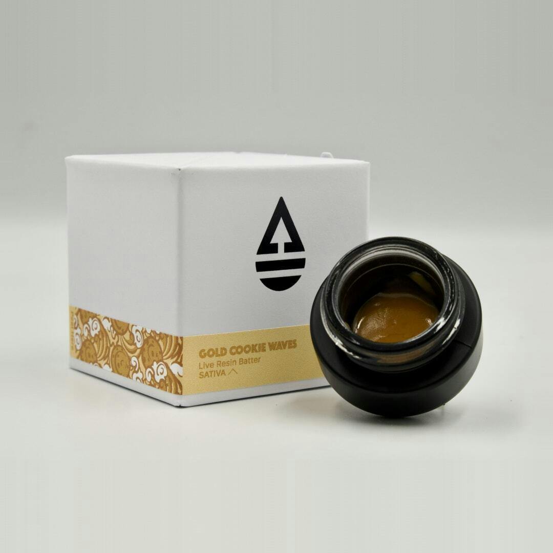 Gold Cookie Waves | Live Resin Batter 1g | Sativa