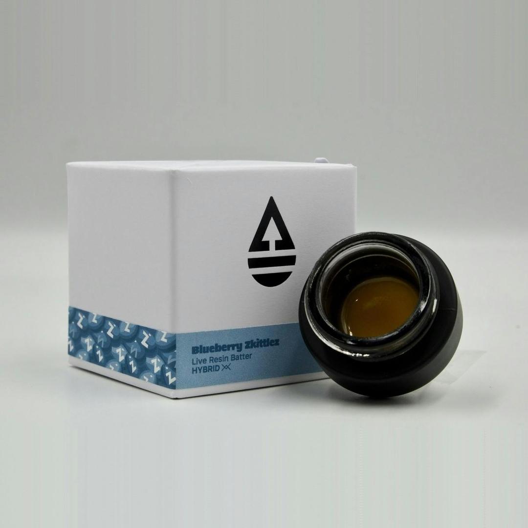Blueberry Zkittlez | Live Resin Batter 1g | Hybrid