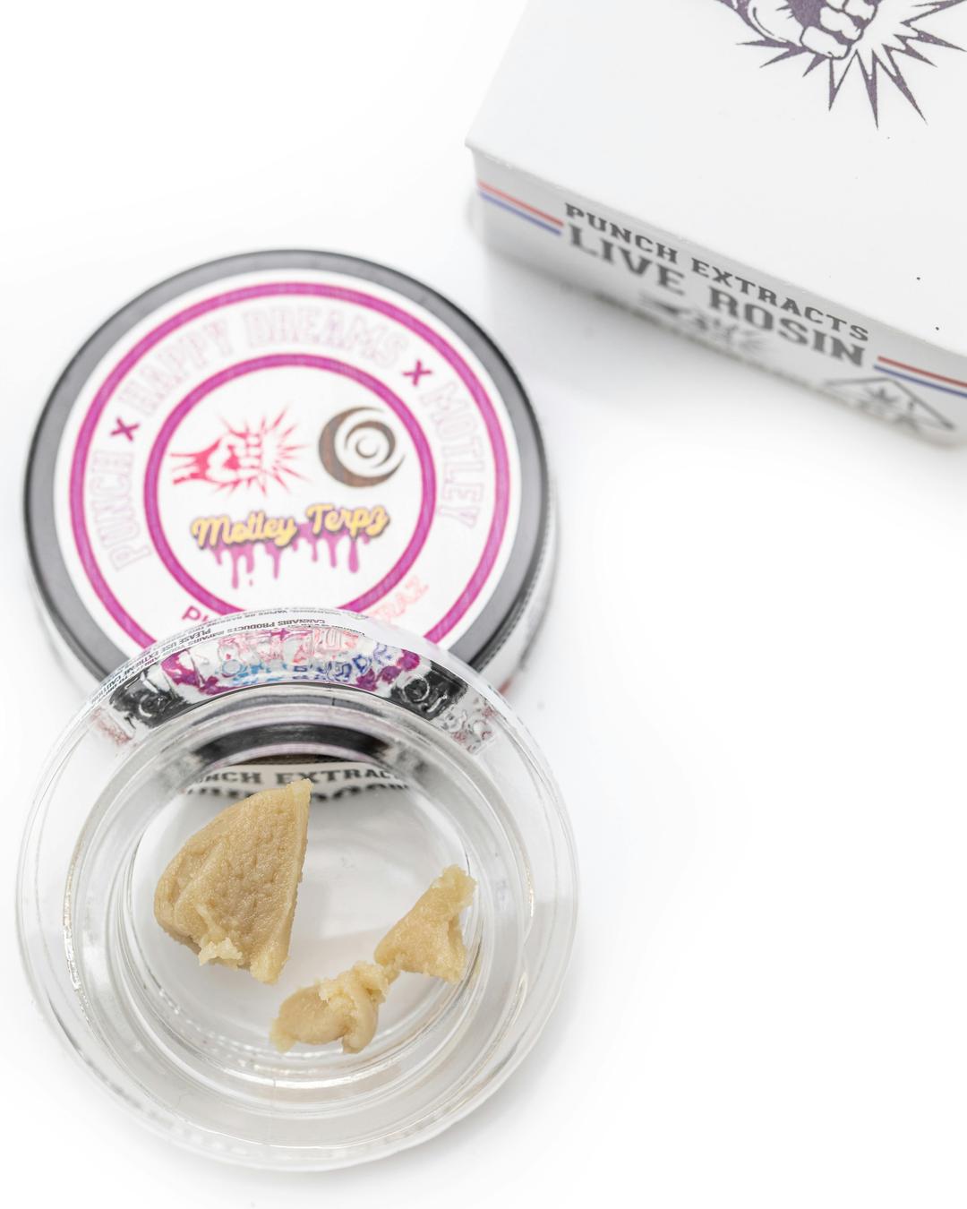 Purple Alcatraz Milk Punch Live Rosin Badder (1g) - Tier 4
