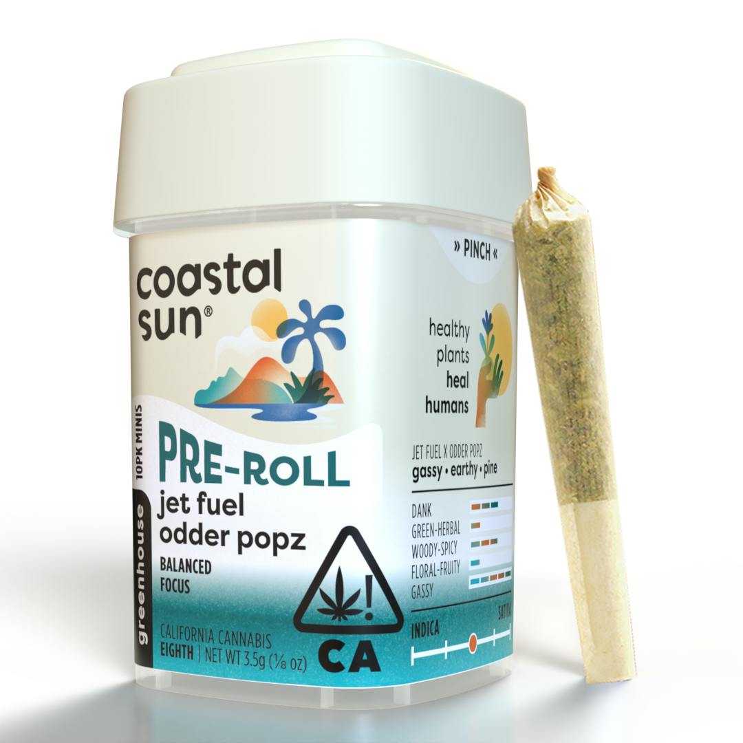 Jet Fuel Odder Popz Greenhouse 0.35g Pre-Roll 10pk 3.5g