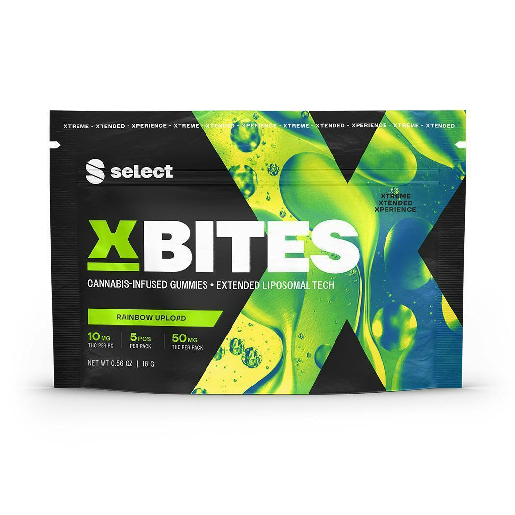 Rainbow Upload X Bites 5pk (50mg)