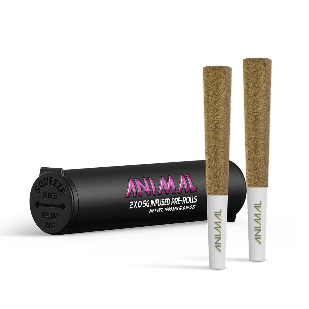 ANIMAL - 2x .5G SUPER INFUSED PRE ROLL PACK - NYC DIESEL