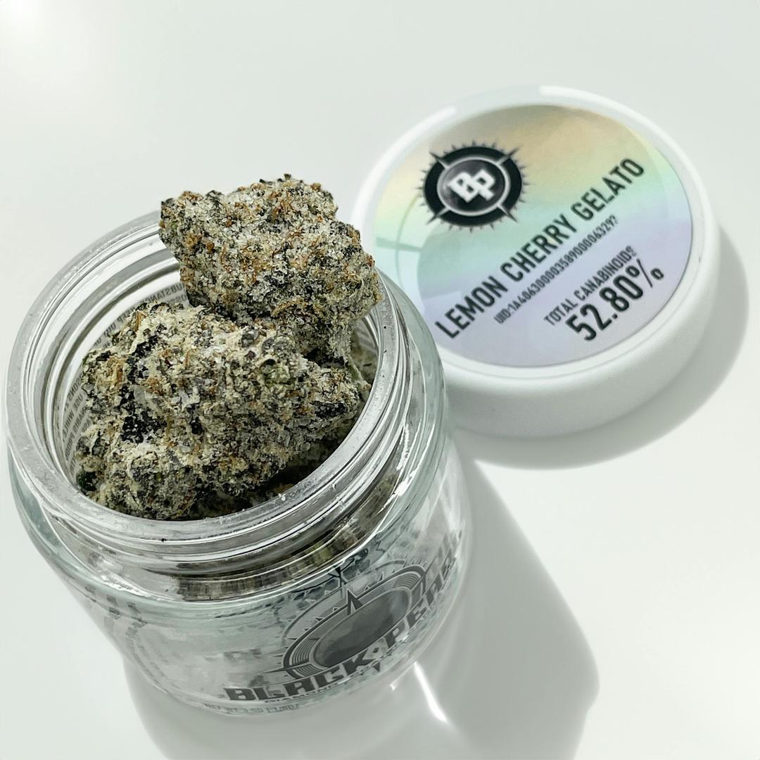 BLACK PEARL - Diamond Coated Indoor - Lemon Cherry Gelato - 3.5g | 1/8oz