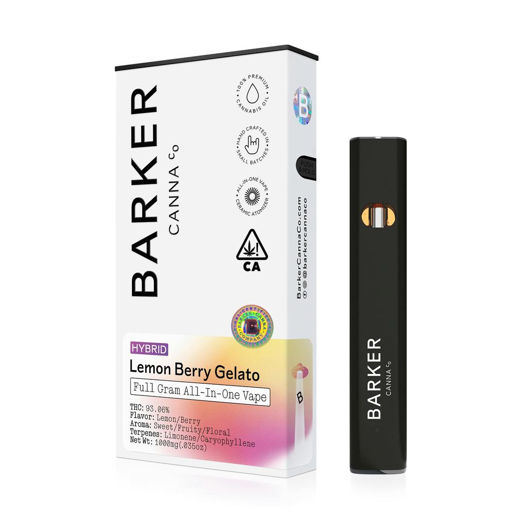 Lemon Berry Gelato (LBG) All-In-One Vape